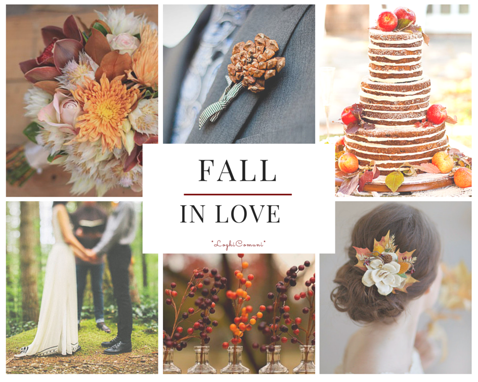 SPOSARSI NELLA BELLA STAGIONE colori di un matrimonio d'autunno fall_in_love_LoghiComuni